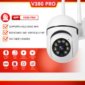 V380 PRO 3-year warranty Wireless CCTV Camera with Two-Way Audio