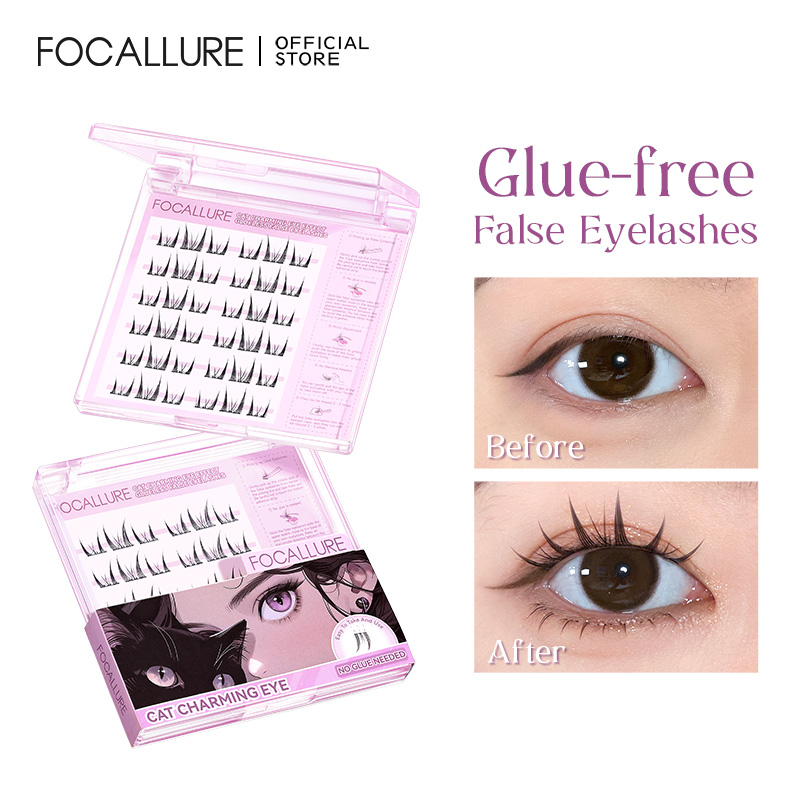 Discount on Focallure  shoes - SKU: FOCALLURE Feather Light Glue Free False Eyelashes Glue Free  Remover Free Light As Own Lashes Waterp