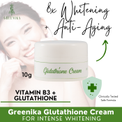 Greenika Glutathione Anti-Aging Cream with Whitening and Acne Treatment