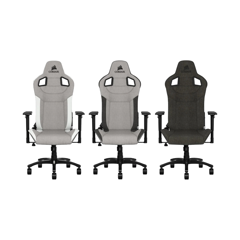 CORSAIR T3 RUSH Gaming Chair with 21 Max Height, Soft Fabric Exterior – JG  Superstore