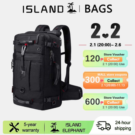 Island Elepha 40L Waterproof Hiking Backpack for Men