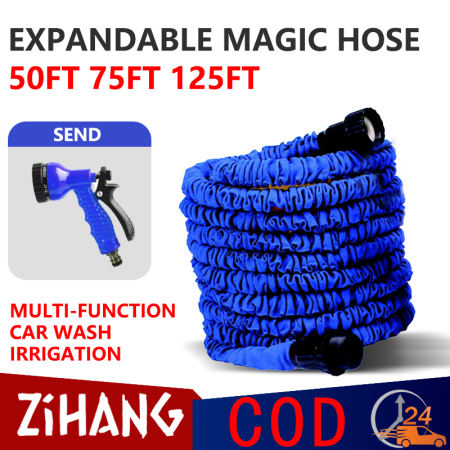 Magic Expandable Garden Hose with Solid Brass Water Head