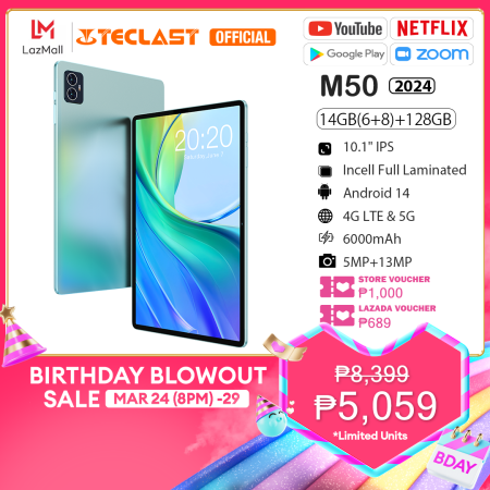 Teclast M50 2023 Tablet: 12GB RAM, 128GB ROM