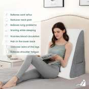 Elevated Wedge Pillow for Acid Reflux Relief - Air Layer Foam