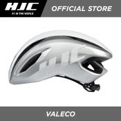 HJC Road Cycling Helmet VALECO Silver White
