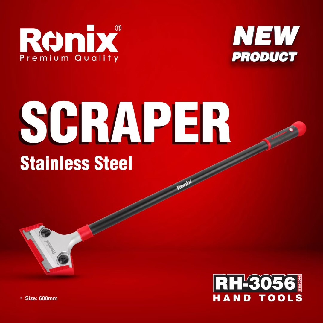Ronix Rh-3056 600mm Scraper Cleaning Safety Knife Floor Scraper Sharp Blade Paint Scraper Putty Knife Paint Tool