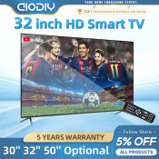 AIODIY HD Slim Smart TV, 30"-50", Wall Mountable