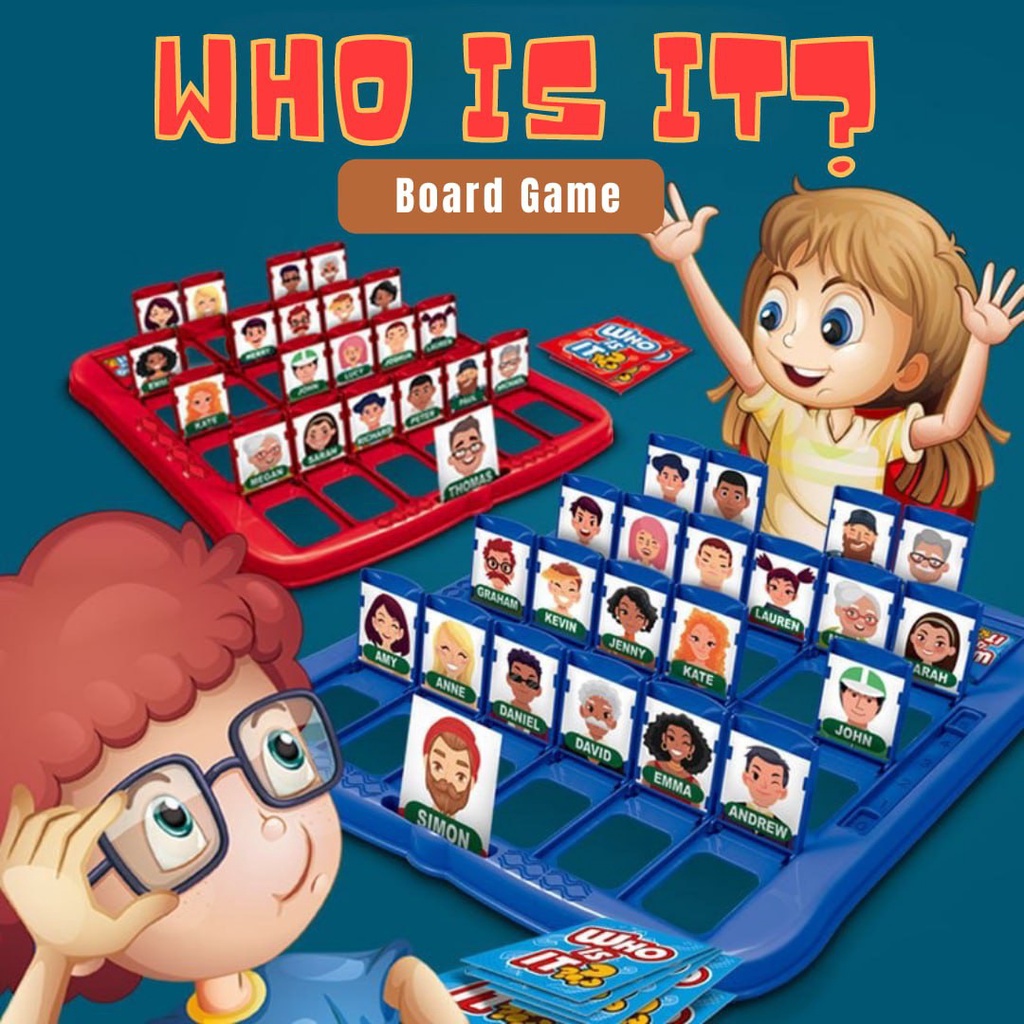 BYJ Who Is It Board Game Original Guessing Game