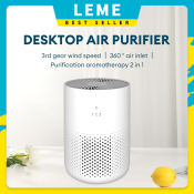 LEME Mini Air Purifier with Hepa Filter and Aromatherapy