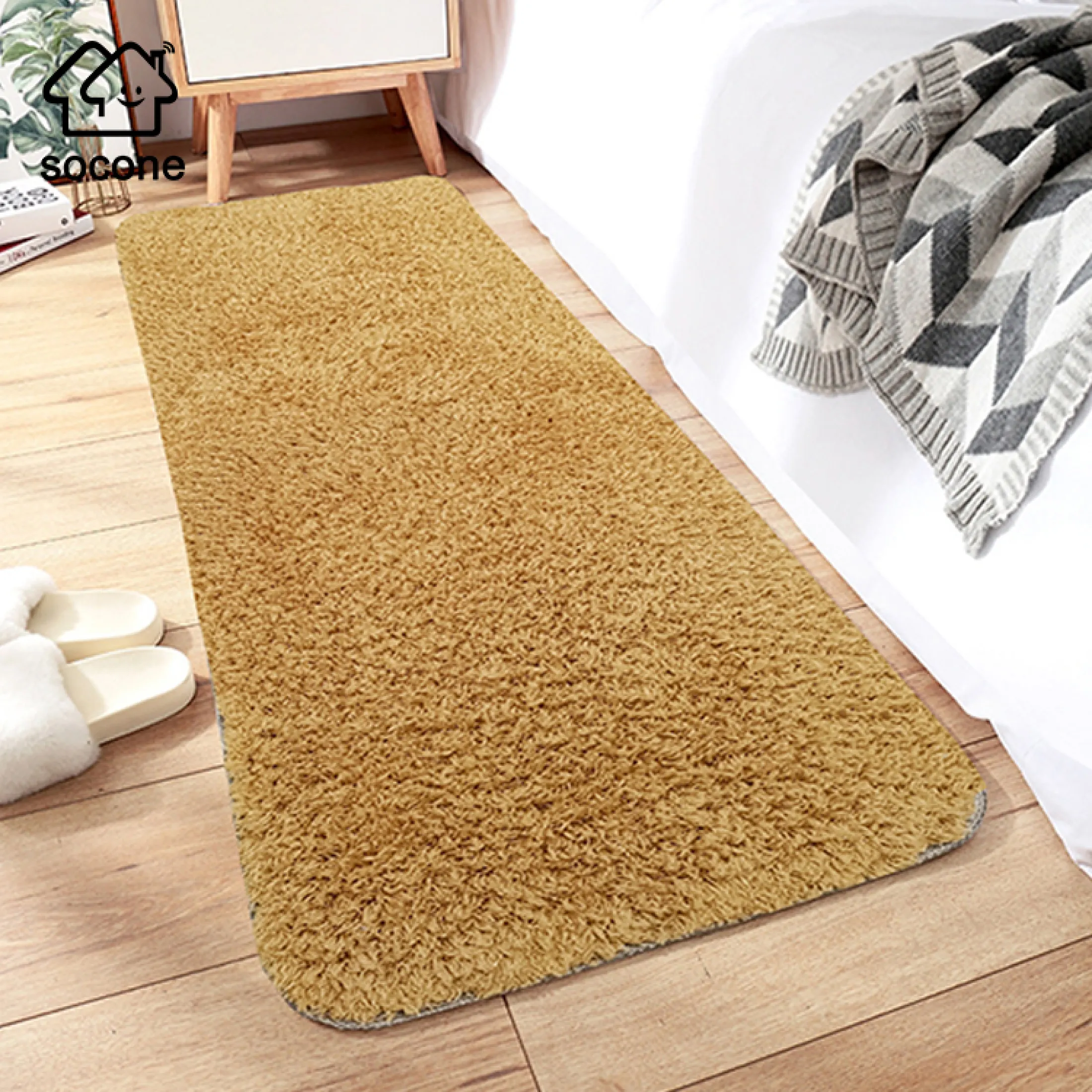 Fluffy Rugs Pad Anti Slip Doormat Home Carpet Bedroom Living Room Floor Mat