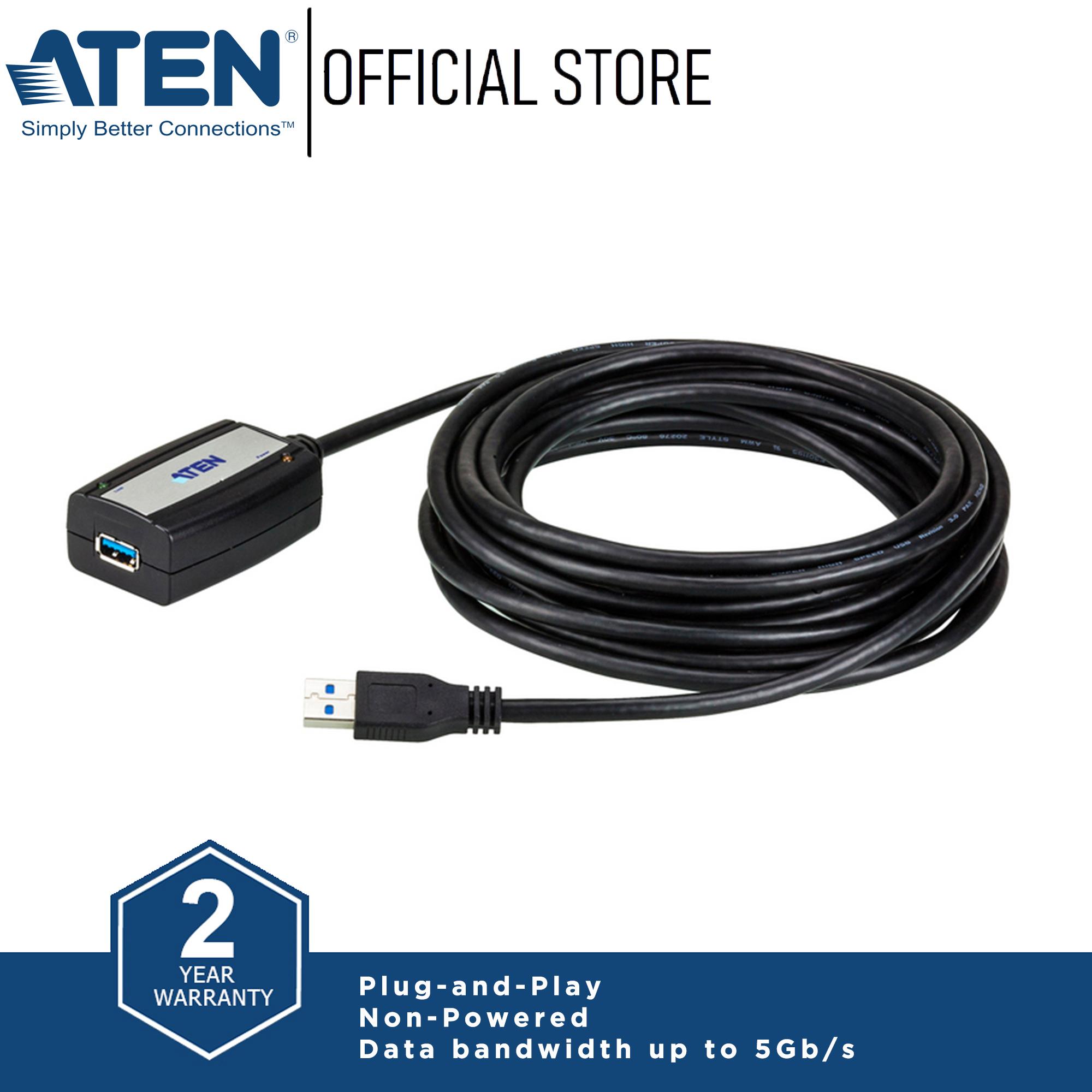 ATEN USB 2.0 RJ45 Extender Over UTP Cable Cat5e Cat6 ( up to