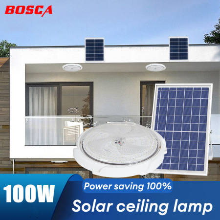 BOSCA Solar Ceiling Lamp - Indoor/Outdoor Lighting Solution