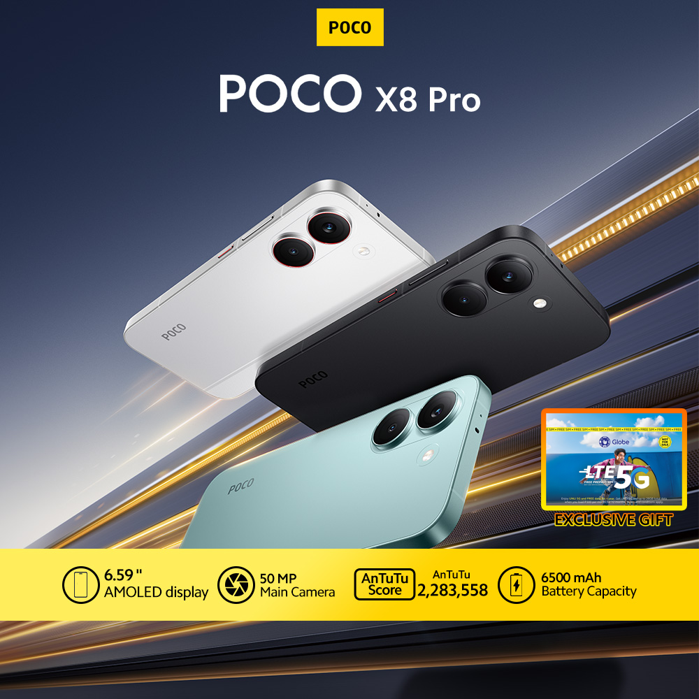POCO X8 PRO Massive 6500mAh (typ) battery 6.59" 1.5K 120Hz ultra-bright AMOLED Dimensity 8500-Ultra