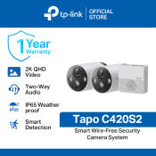TP-Link Tapo C420S2 Smart Wire-Free Security Camera System
