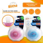 Blithe Baby Glow-in-the-Dark Pacifier with Sterilizer Case