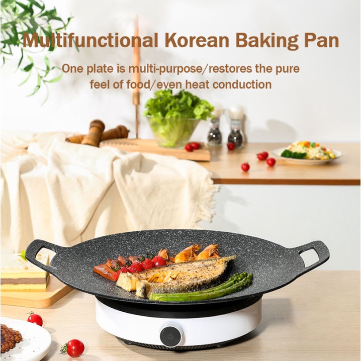316 Stainless Steel Outdoor Camping Grilling Plate, Korean BBQ Plate,  Teppanyaki Pan Non-stick Frying Pan, Induction Cooker Compatible