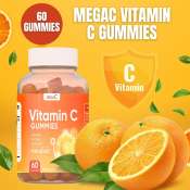 MegaC Vitamin C Gummies - Immunity & Skin Health Support