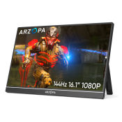 ARZOPA 16.1'' Portable Gaming Monitor with 144Hz and HDR