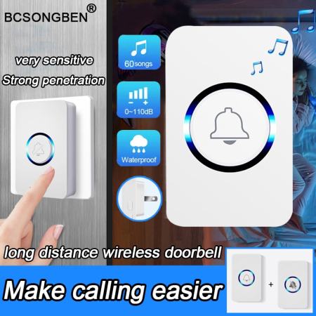 Waterproof Wireless Doorbell - Low Price, High Quality 