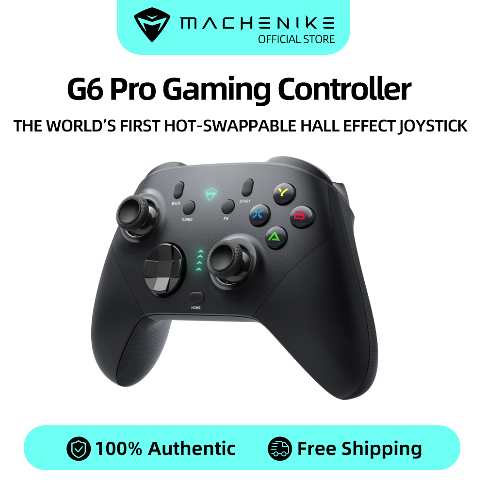 [New Arrival]Machenike G6 Pro Tri-Mode Wireless Gamepad Controller Hot-swappable Hall Effect Joysitck Switchable Trigger 1000Hz Polling Rate Controller for Switch PC Smart TV ราคา 2,399 บาท*ส่งฟรี