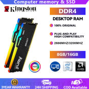 Kingston Fury Beast RGB DDR4 RAM for Desktop Gaming