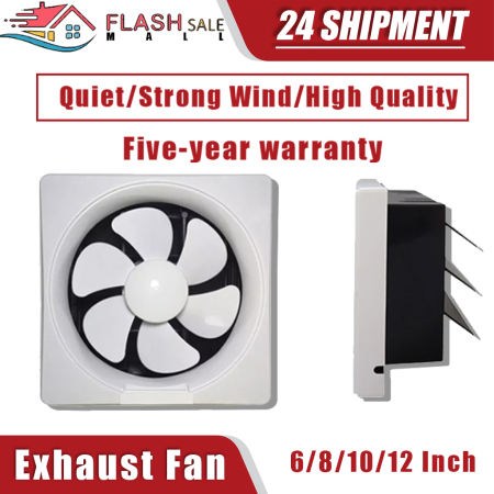 KitchenPro Wall-Mounted Exhaust Fan - Strong & Silent Ventilation