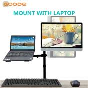 Goode Dual Monitor Mount - Adjustable Desktop Bracket