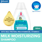 Johnson's Baby Milk Moisturizing Shampoo - 100ml Baby Bath