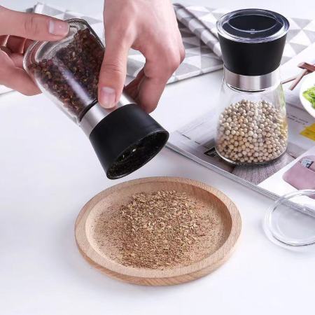 Belle Glass Spice Grinder with Seasoning Bottle