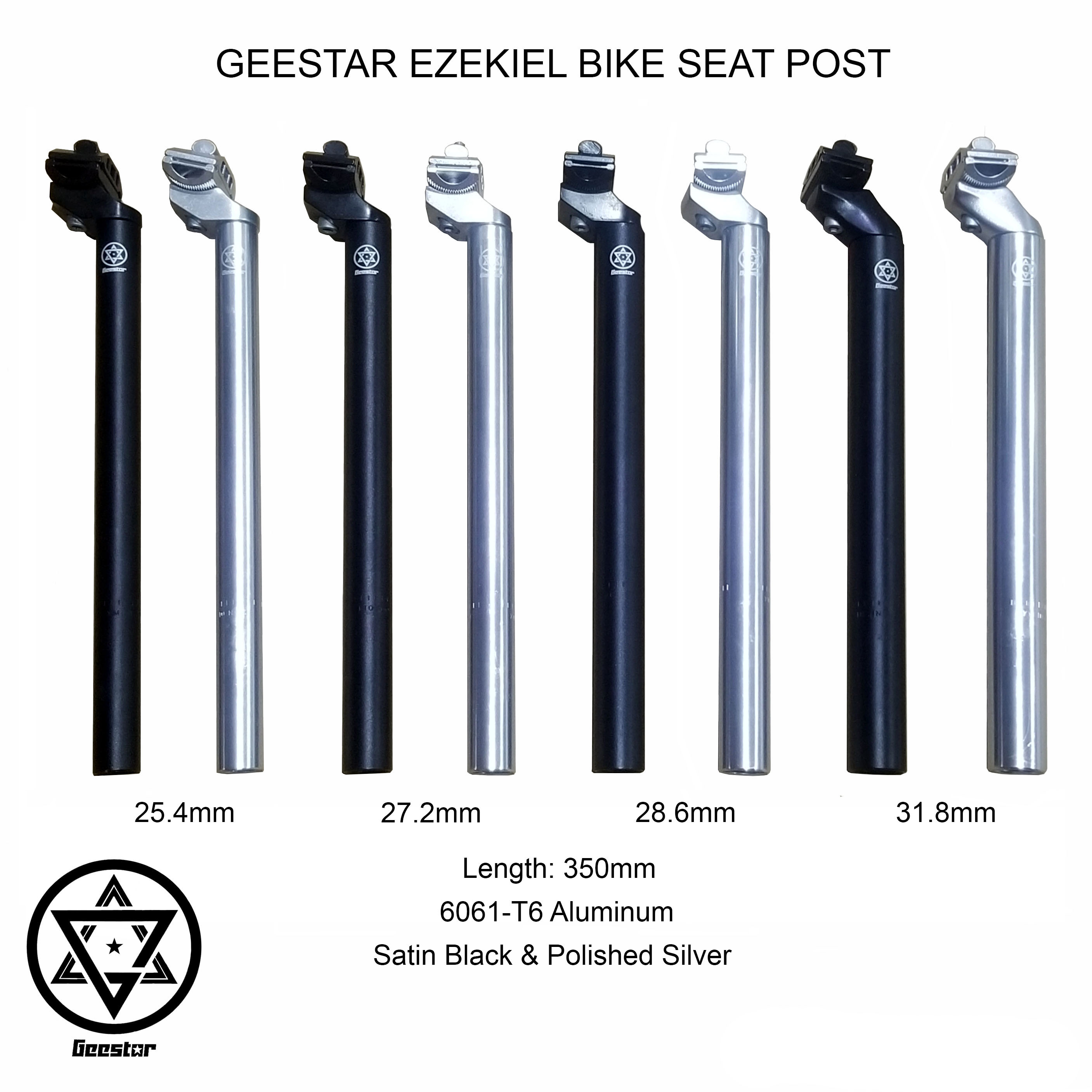 Geestar Ezekiel Bike Seatpost 350mm 25.4 27.2 28.6 31.8 Alloy 25.4mm 27.2mm 28.6mm 31.8mm Seat Post Lazada PH