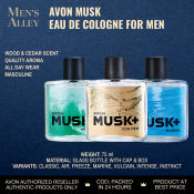 Avon Musk Men's Cologne Collection - Musk Classic to Instinct