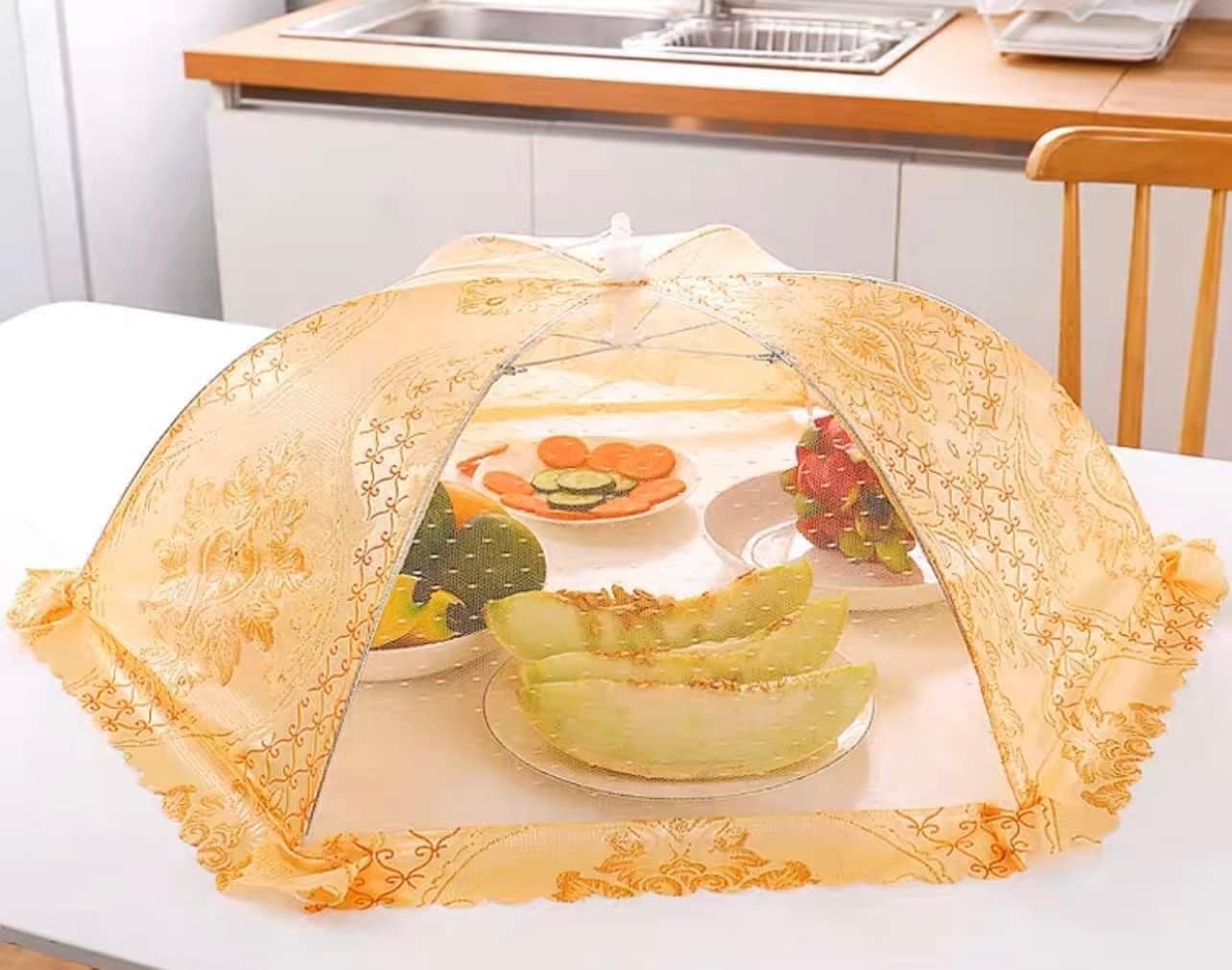 Food Cover Foldable/Collapsible Pop Up Food Net Cover/Table Food