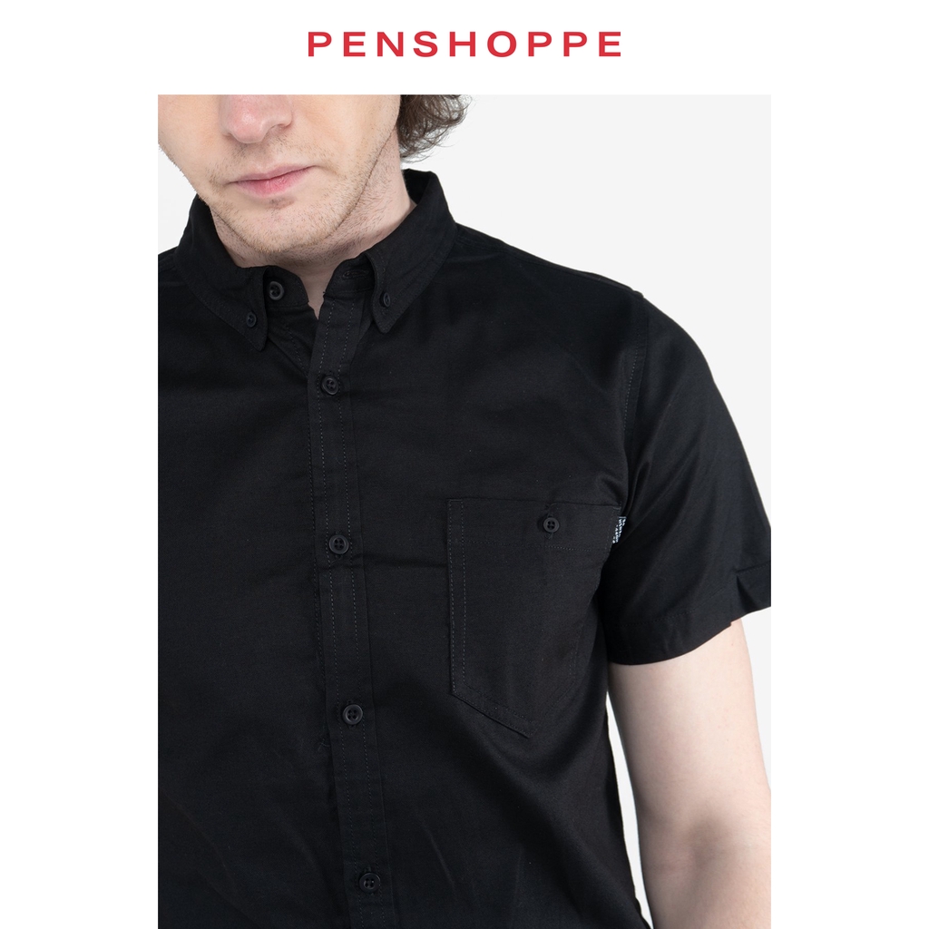 penshoppe plain black shirt