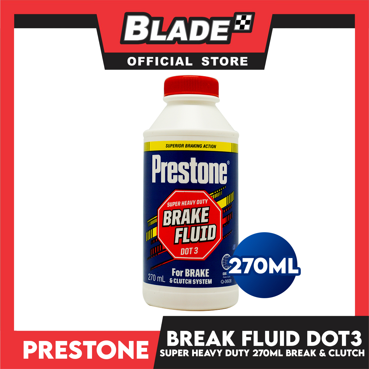 Prestone Super Heavy Duty Brake Fluid - Superior Braking Action