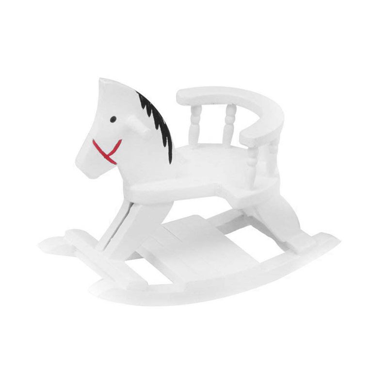 Miniature Wooden Rocking Horse For, White Wooden Baby Rocking Chair