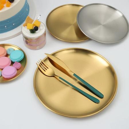 Gold Dinner Plates by  for Elegant Dining Experience
