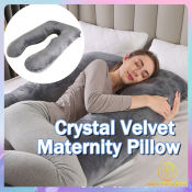Maternity Sleeping Support Pillow with Removable Cover - 