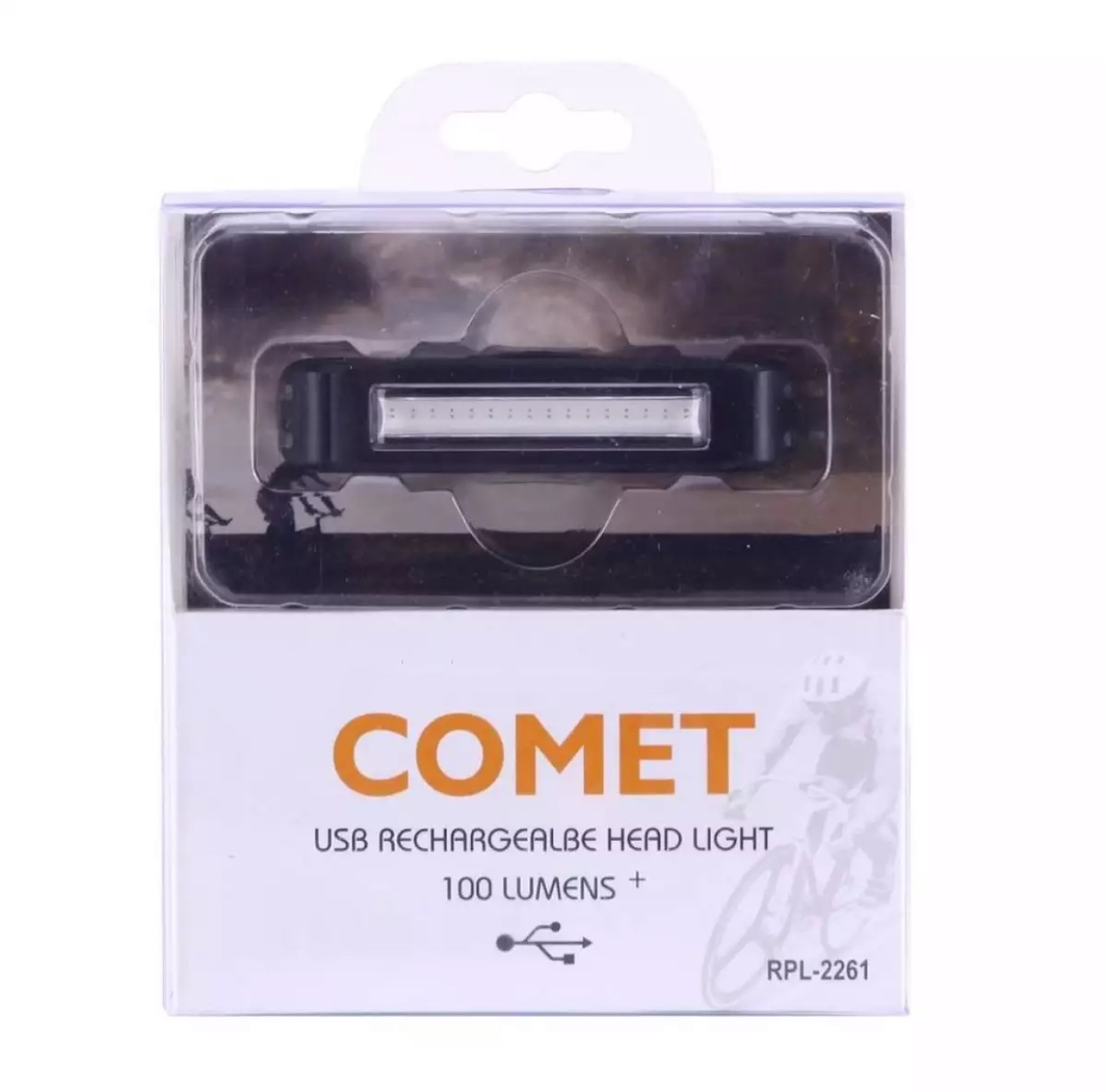 INSPEED COMET Tail Light USB Rechargeable Bike Light 100 Lumens