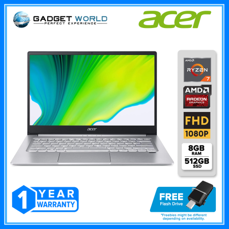 Acer Swift 3 14" Ryzen 7-5700U 8GB Ram 512GB Ssd SF314-43-R2YY