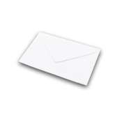 1Pack/50Pcs White Envelope Short