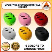 Open Face Bike Helmet Scooter Bicycle Motorcycle Riding Helmet - Available COLORS: Black / Red / Blue / Yellow / Matte Black / Pink / White / Green / Matte Pink Anne Car Accessories Accessory