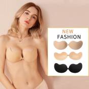 Donnalyn Seamless Silicone Push-Up Bra Set (3 pieces)