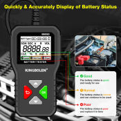 BM550 Car Battery Tester 12V 24V Battery System Analyz