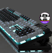 Waterproof Mechanical Gaming Keyboard with RGB Lighting (Brand: N/A)