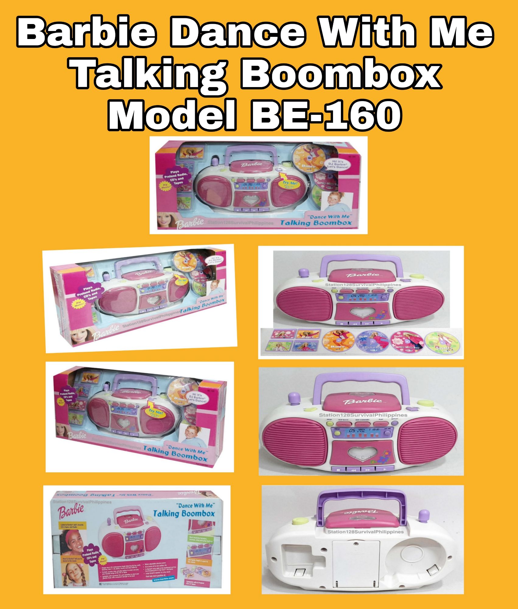 Barbie Dance With Me Talking Boombox Model BE 160 Lazada PH