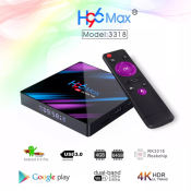 H96 MAX TV Box - 4GB/64GB, Android 9.0,
