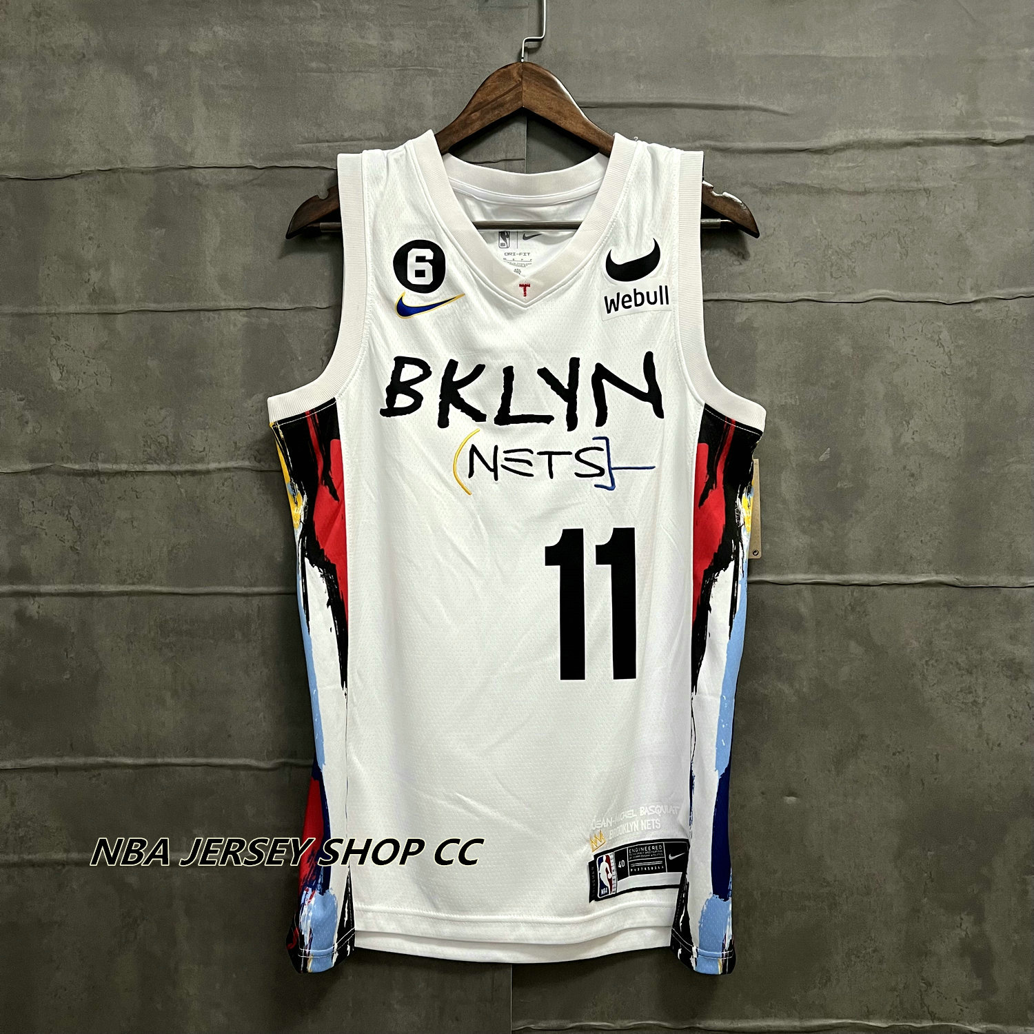 Kyrie Irving Brooklyn Nets Fanatics Authentic Player-Issued #11 White Jersey  from the 2022-23 NBA Season