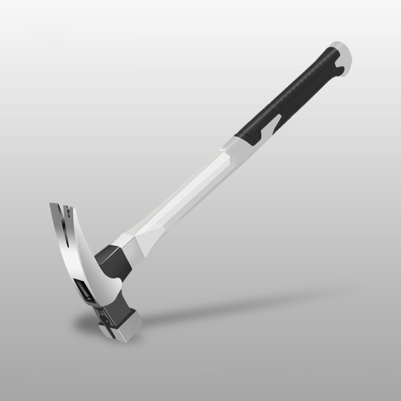 Long Handle Claw Hammer Double Nail High Carbon Steel Household Durable Anti Slip Industrial Grade Hand Tool - Image 3