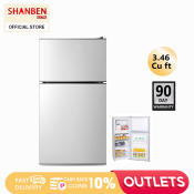 SHANBEN 2 Door Refrigerator with All-Round Cooling Capability