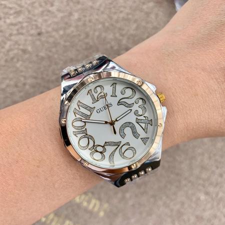 G u e $ $ Stainless Steel Japan Quality 40mm Ladies Watch